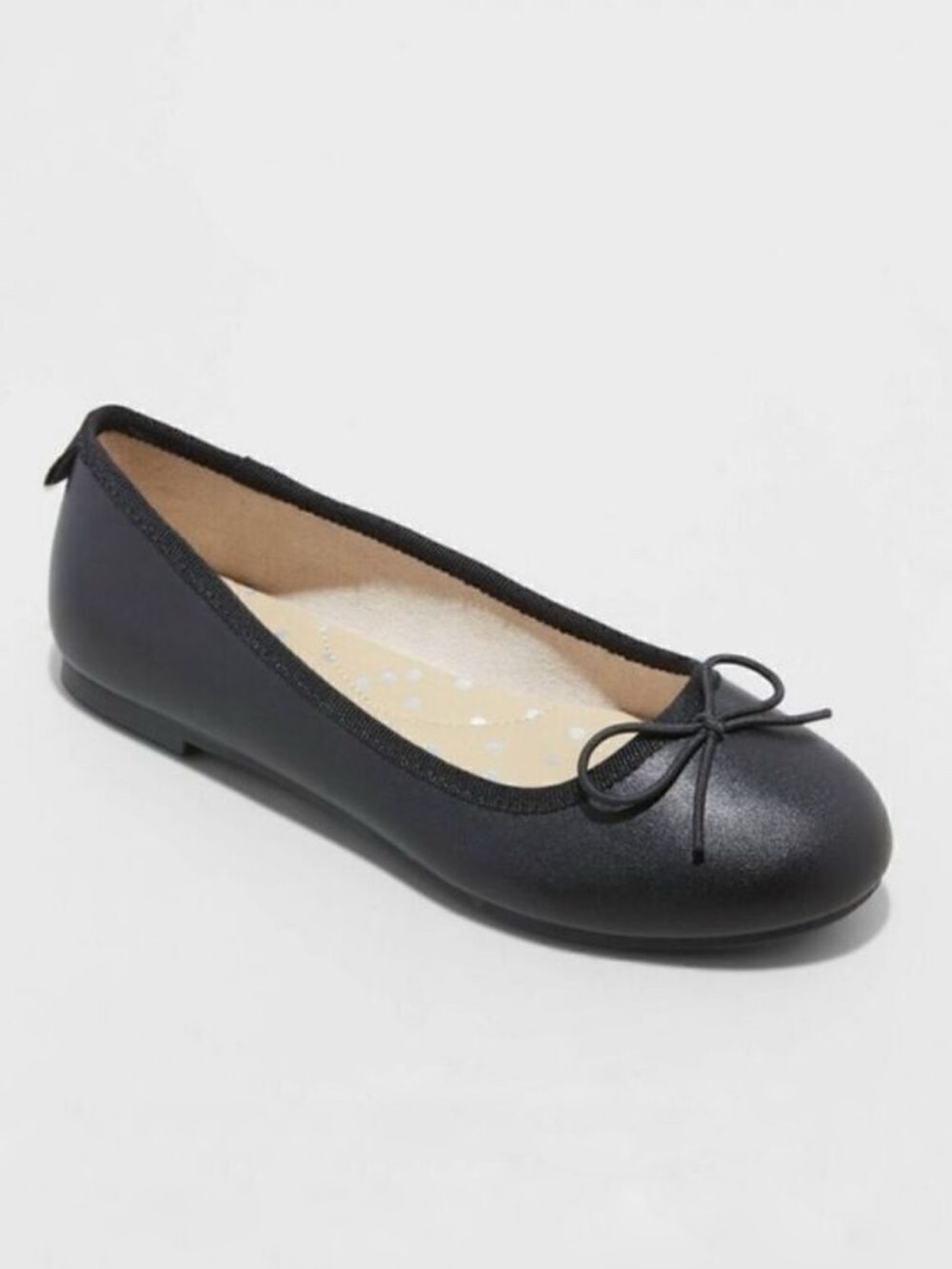 Target Cat & Jack Girls' Stacy Ballet Flats Black Size 4